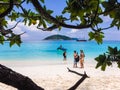 Ocean travel with clear blue sky and sea water