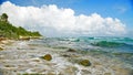 Ocean view on the beach in Cancun