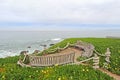 Ocean-view benches at Point Montara State Park, California