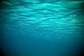 Ocean view beneath surface Royalty Free Stock Photo