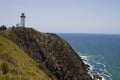 Ocean view with the Cape Byron lighthouse Royalty Free Stock Photo
