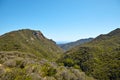 Ocean view and geology, Malibu, CA Royalty Free Stock Photo