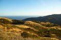 Ocean view and geology, Malibu, CA Royalty Free Stock Photo