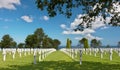 Ocean view graves Royalty Free Stock Photo