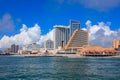 Ocean View of modern Casinos in Atlantic City, New Jersey