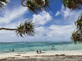 Ocean view @ Mystery Island,  Vanuatu Royalty Free Stock Photo