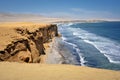 Ocean view in Paracas, Peru Royalty Free Stock Photo