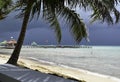 Ocean View in San Pedro, Belize Royalty Free Stock Photo