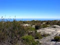 Ocean view from the Table Mountain, Cape Town, South Africa Royalty Free Stock Photo