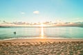 Ocean view in West Maui Kaanapali beach Royalty Free Stock Photo