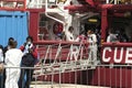 Ocean Viking rescue ship of SoS Mediterranee Ngo in Sicily