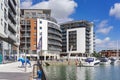 Ocean Village Marina in Southampton Royalty Free Stock Photo