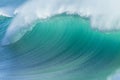 Ocean Wave Blue Closeup Royalty Free Stock Photo