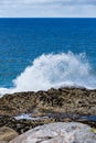 Ocean wave breaking on the sea shore, Luskentyre Isle of Harris