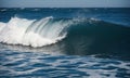 Ocean wave breaking on the shore. Ocean wave breaking on the beach Royalty Free Stock Photo