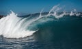 Ocean wave breaking on the shore. Ocean wave breaking on the beach Royalty Free Stock Photo