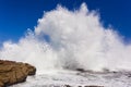 Ocean Wave Exploding