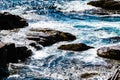 Nature`s battle, water vs rock