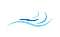 Ocean wave icon object isolated on white background vector illustration Royalty Free Stock Photo