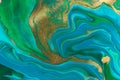 Ocean wave imitation abstract blue and green background.