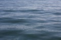 Ocean wave Ripple in the dark blue sea at gulf of Thailand. Clean sea surface with ripples.