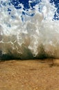 Ocean Wave Splashing on the Beach