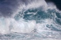 Ocean Wave in stormy weather Royalty Free Stock Photo