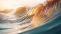 Huge wave breaking with a lot of spray and splash Royalty Free Stock Photo