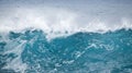 ocean waves breaking Royalty Free Stock Photo