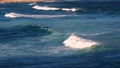 Ocean Waves Breaking on Surf Beach Royalty Free Stock Photo