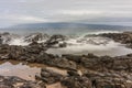 Ocean Waves Crash the Scenic Maui Coast