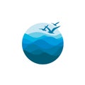 Ocean waves icon