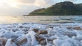 Ocean waves in Kauai, Hawaii Royalty Free Stock Photo