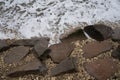 Ocean waves over rocks