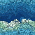 Ocean Waves Pattern 2