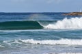 Ocean Waves with Rainbow Spray at Avoca Beach NSW Australia Royalty Free Stock Photo