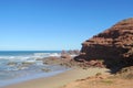 Ocean waves and rocks in Atlantic coast Royalty Free Stock Photo