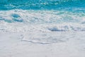 Ocean waves rolling on sandy beach Royalty Free Stock Photo