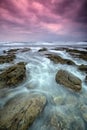 Ocean waves. Sawarna Beach Bayah Banten West Java Indonesia