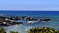 Ocean waves splashing on the rocks