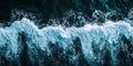 Ocean Waves Whitecaps Texture Royalty Free Stock Photo