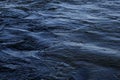 Ocean wavy surface close up. Background shot of aqua sea water surface Royalty Free Stock Photo