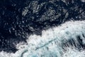 Ocean wavy surface close up. sea water background