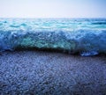 Ocean weaves blue harmony Royalty Free Stock Photo