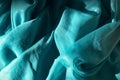 Ocean Whisper - abstract Teal Cloth Background