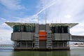 Oceanarium building in Nations Park at Lisbon. Royalty Free Stock Photo