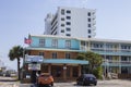 The Oceaneer Motel located in Kure Beach North Carolina Royalty Free Stock Photo