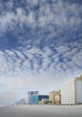 Oceanfront hotels and condos in Myrtle Beach SC Royalty Free Stock Photo