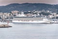 Oceania Cruises Cruise ship Marina in Palma at sunrise Royalty Free Stock Photo