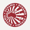 Oceania stamp.